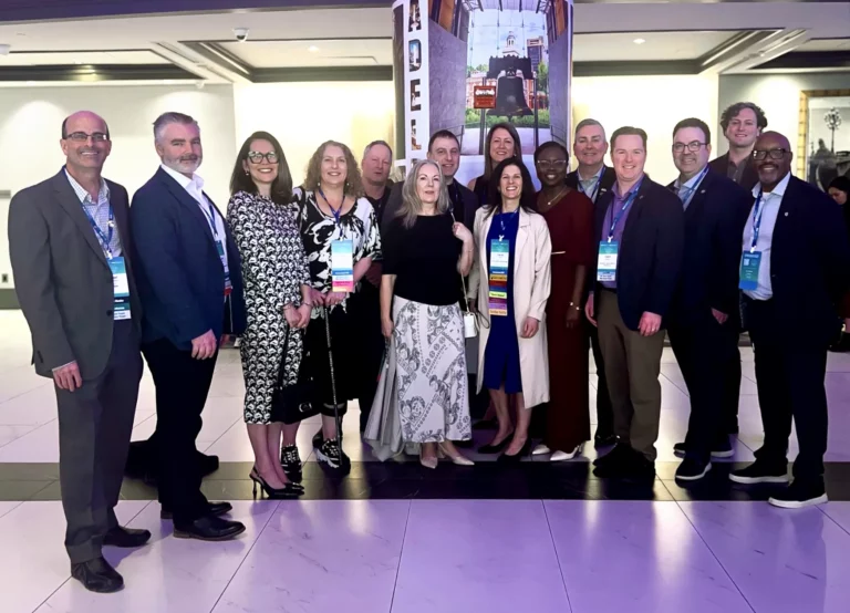 The Manitoba delegation at day 1 of the World Trade Center's Association's Global Business Forum 2026 in Philadelphia, USA.